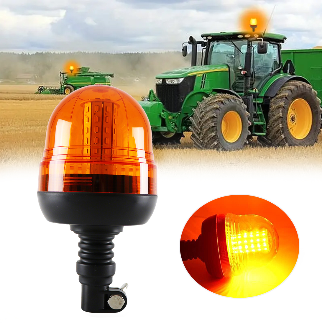 Sos Light Strobe - 60 LED Amber Tractor Motorcycle Forklift