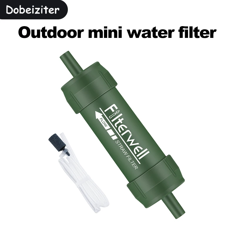 Water Purification Straw - Mini Water Filter Straw Portable Outdoor