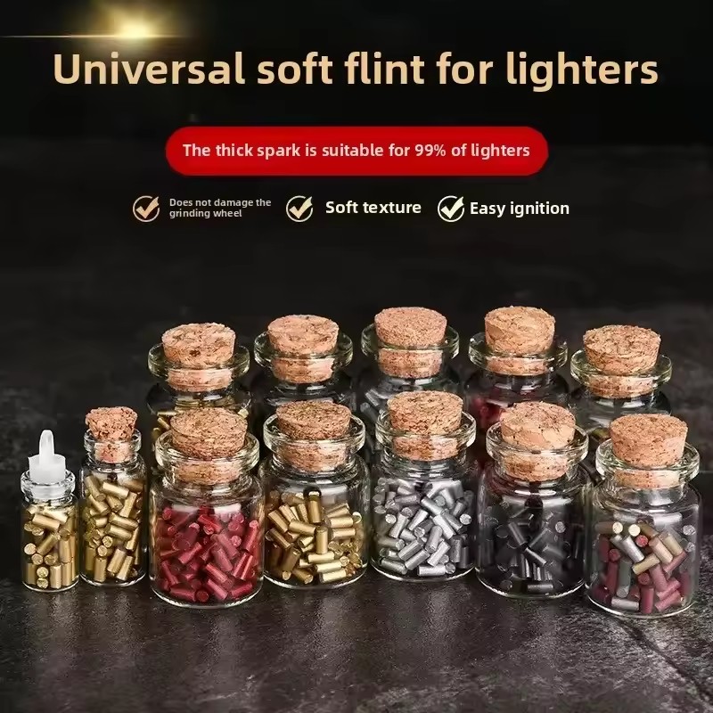 Fire Starting Kit - 200/500PCS Universal Lighter Flint Stone for
