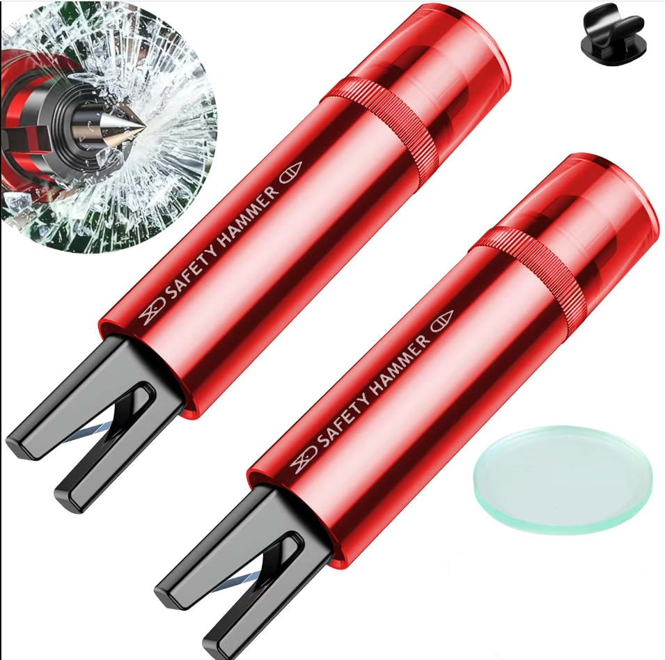 Rescue Rope Throw - Car Safety Hammer Window Glass Breaker