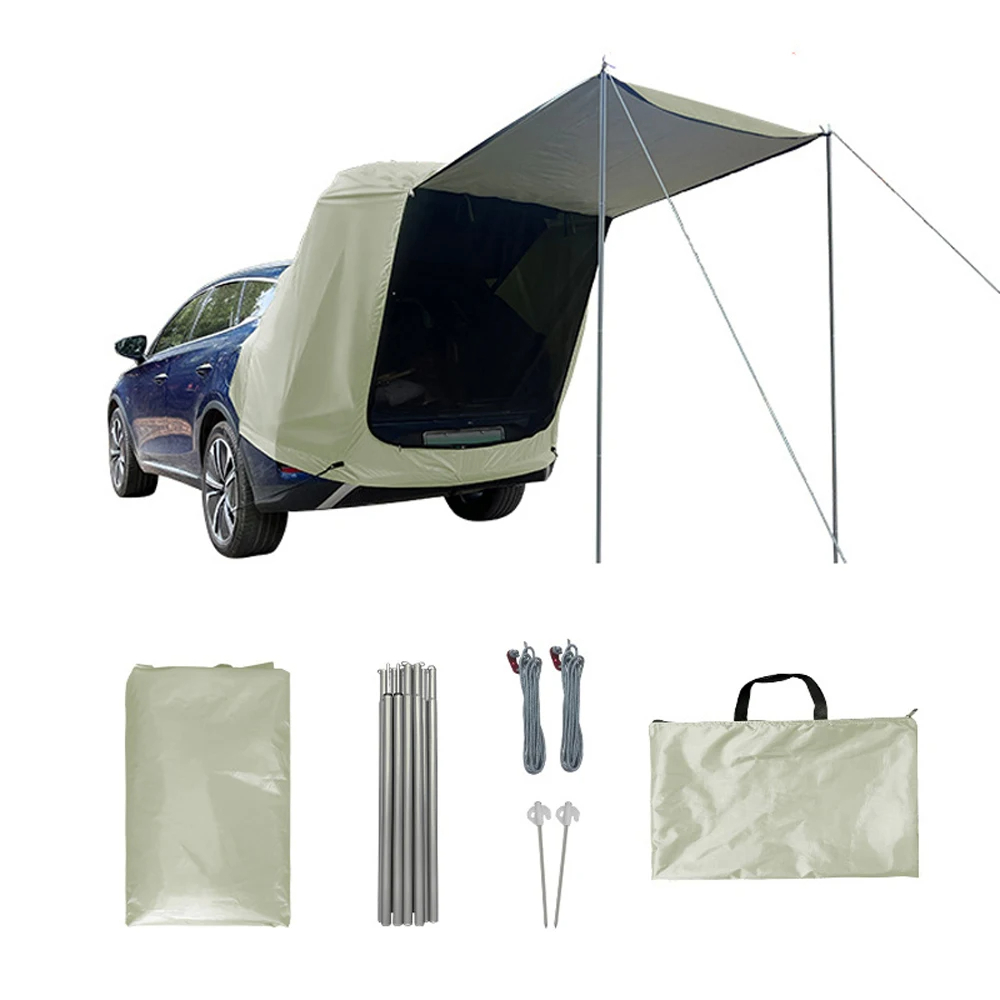 Emergency Mylar Tent - Outdoor Car Rear Extension Tent Camping