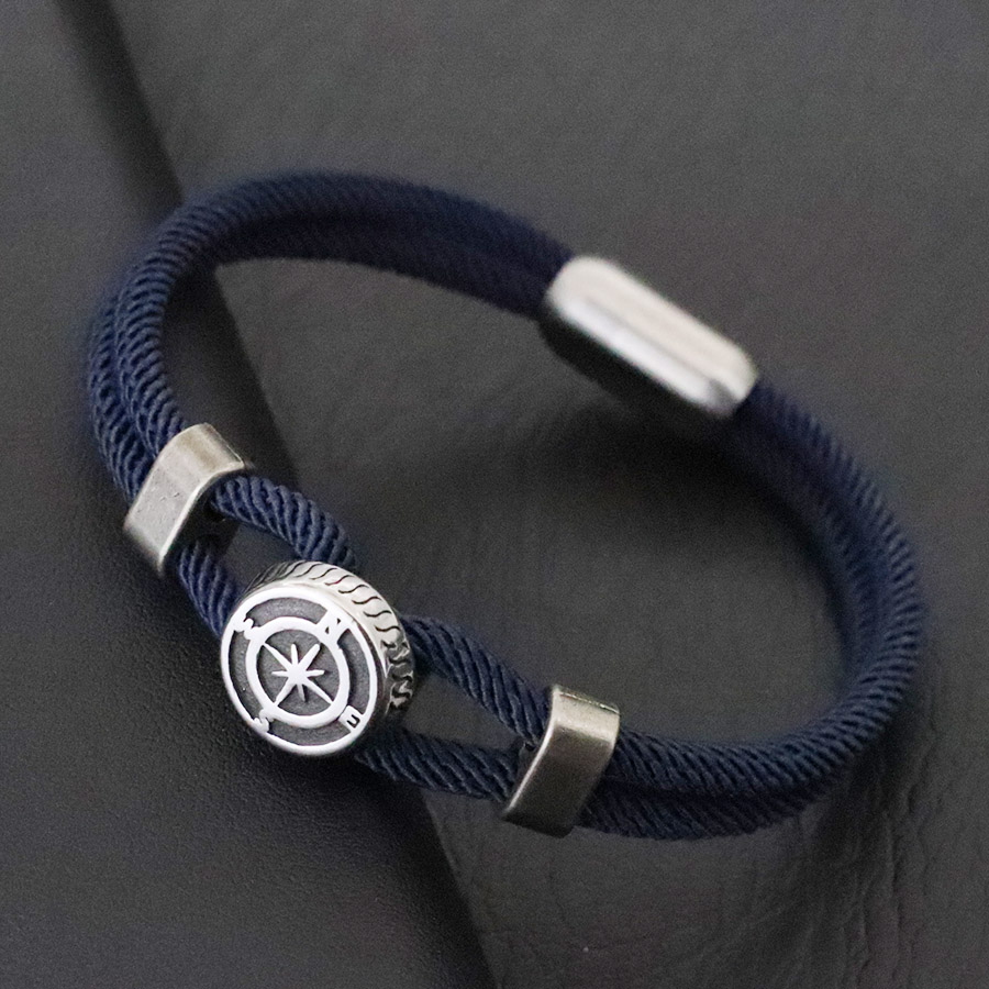 Compass Lensatic - Pirate Style Nautical Compass Bracelet With