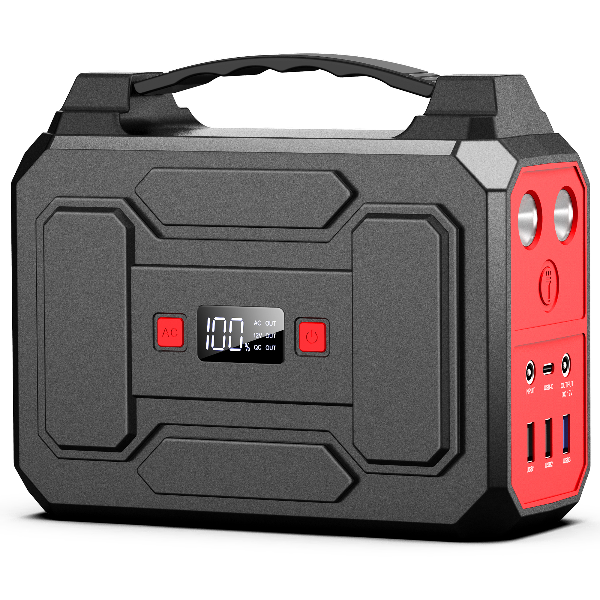 Solar Emergency Charger - 100W/146Wh Portable Power Station Solar Generator