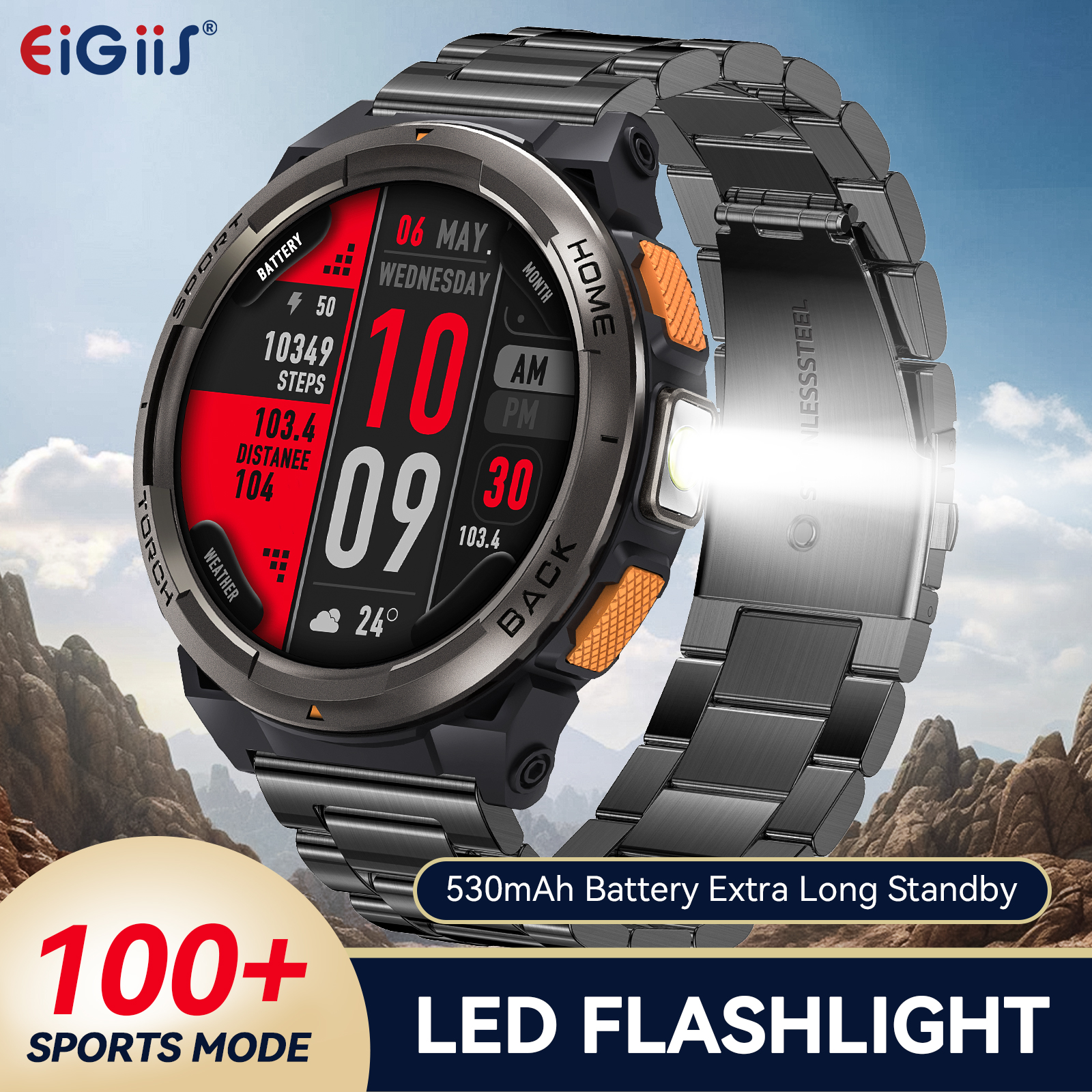 Compass Lensatic - EIGIIS Smart Watch KE5 2024 3ATM