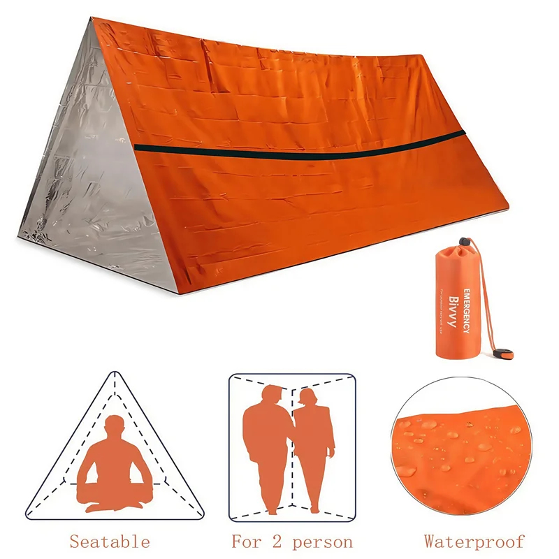 Bivy Bag Emergency - 2 Person Emergency Survival Shelter Waterproof