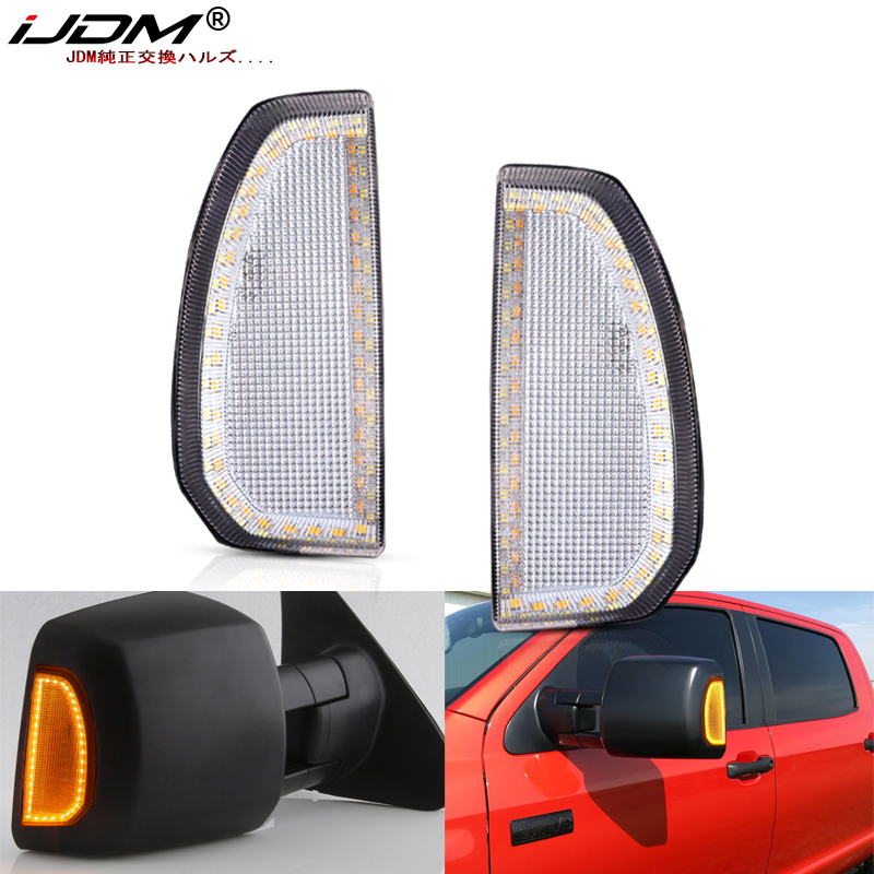 Signal Panel Orange - 2pcs Switchback LED Side Mirror Marker