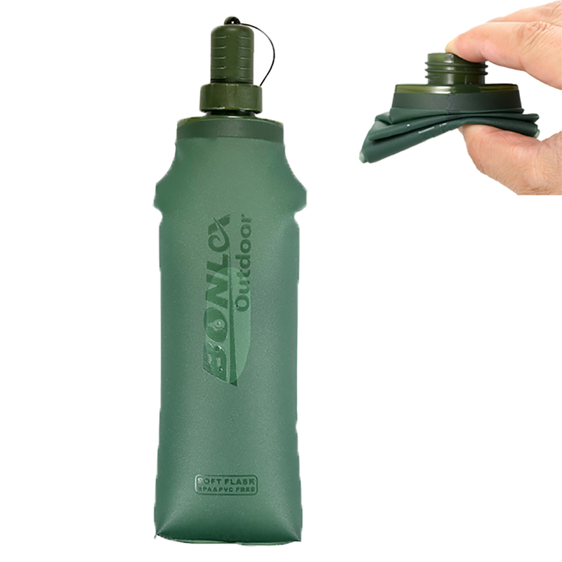 Water Bag Collapsible - 250ml 500ml Foldable Water Bag Soft