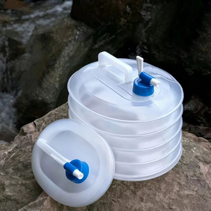 Water Bag Collapsible - Portable 5/10L /15L Outdoor Foldable Collapsible
