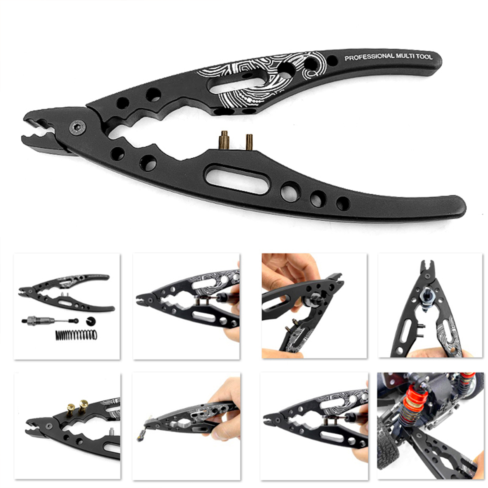 Multi Tool Plier - RS RC Shock Shaft Ball End