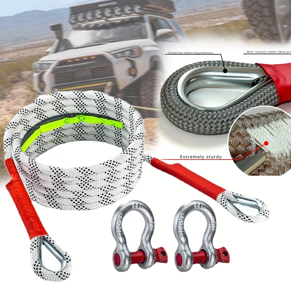 Rescue Rope Throw - New Car Tow Strap 4x4 Offroad