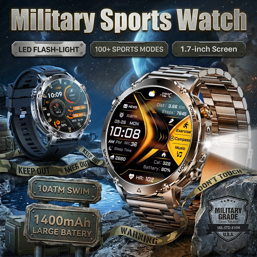 Compass Lensatic - Military Garde Sports Smart Watch 1400mAh
