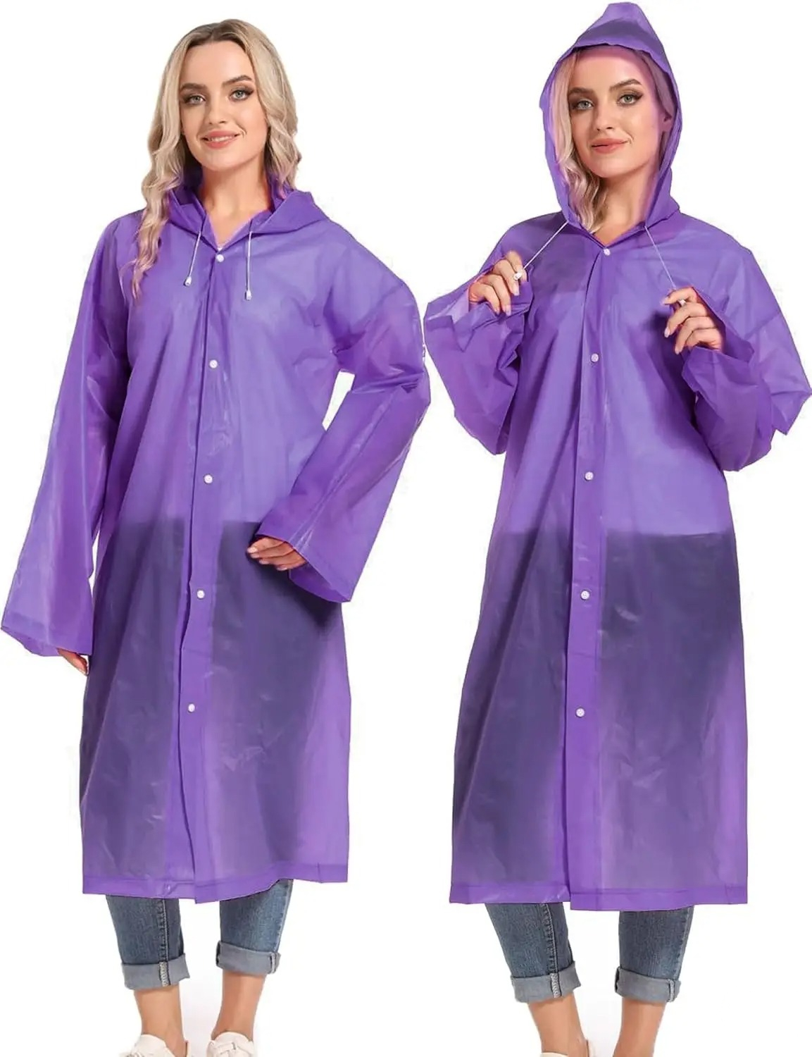 Emergency Poncho Rain - Waterproof Raincoat Outdoor Hiking Portable Adult