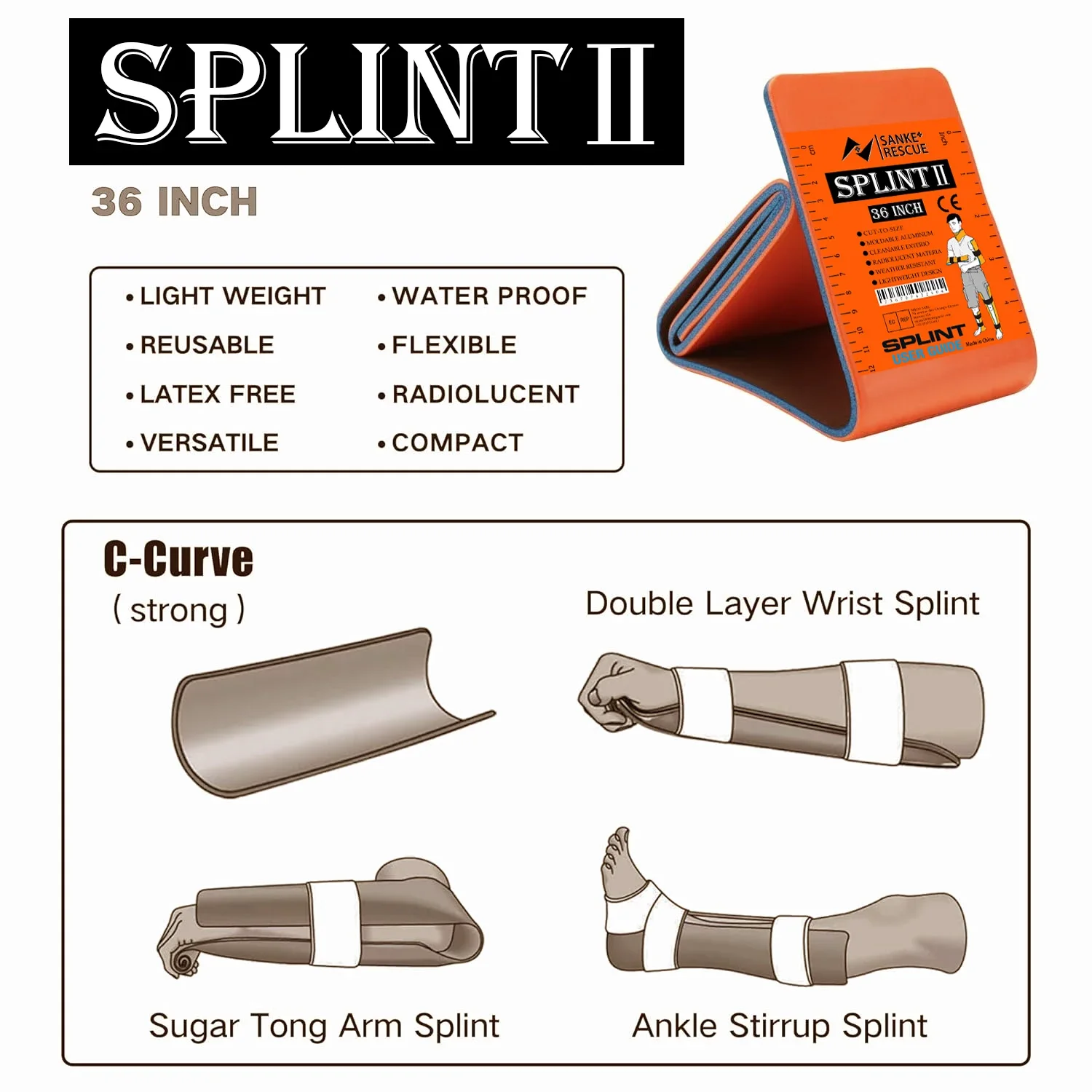 First Aid Splint 36/18