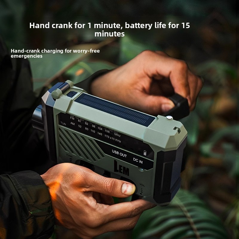 Survival Radio-Emergency Hand  - Solar Emergency Charger ulasan dan harga