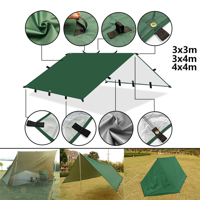 4x4m 4x3m 3x3m 19 Hang Points  - Emergency Mylar Tent ulasan dan harga