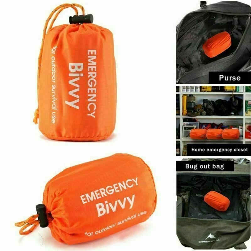 1-5Pack Emergency Sleeping Bag - Bivy Bag Emergency ulasan dan harga