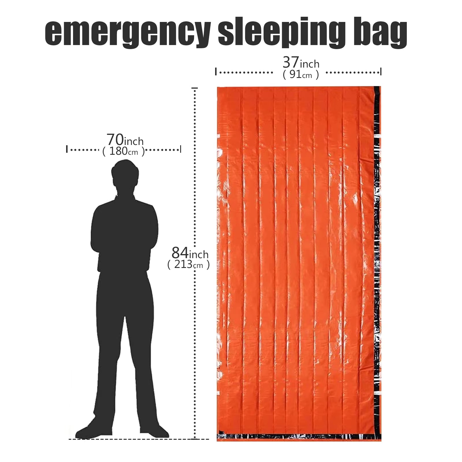1-5Pack Emergency Sleeping Bag - Bivy Bag Emergency ulasan dan harga