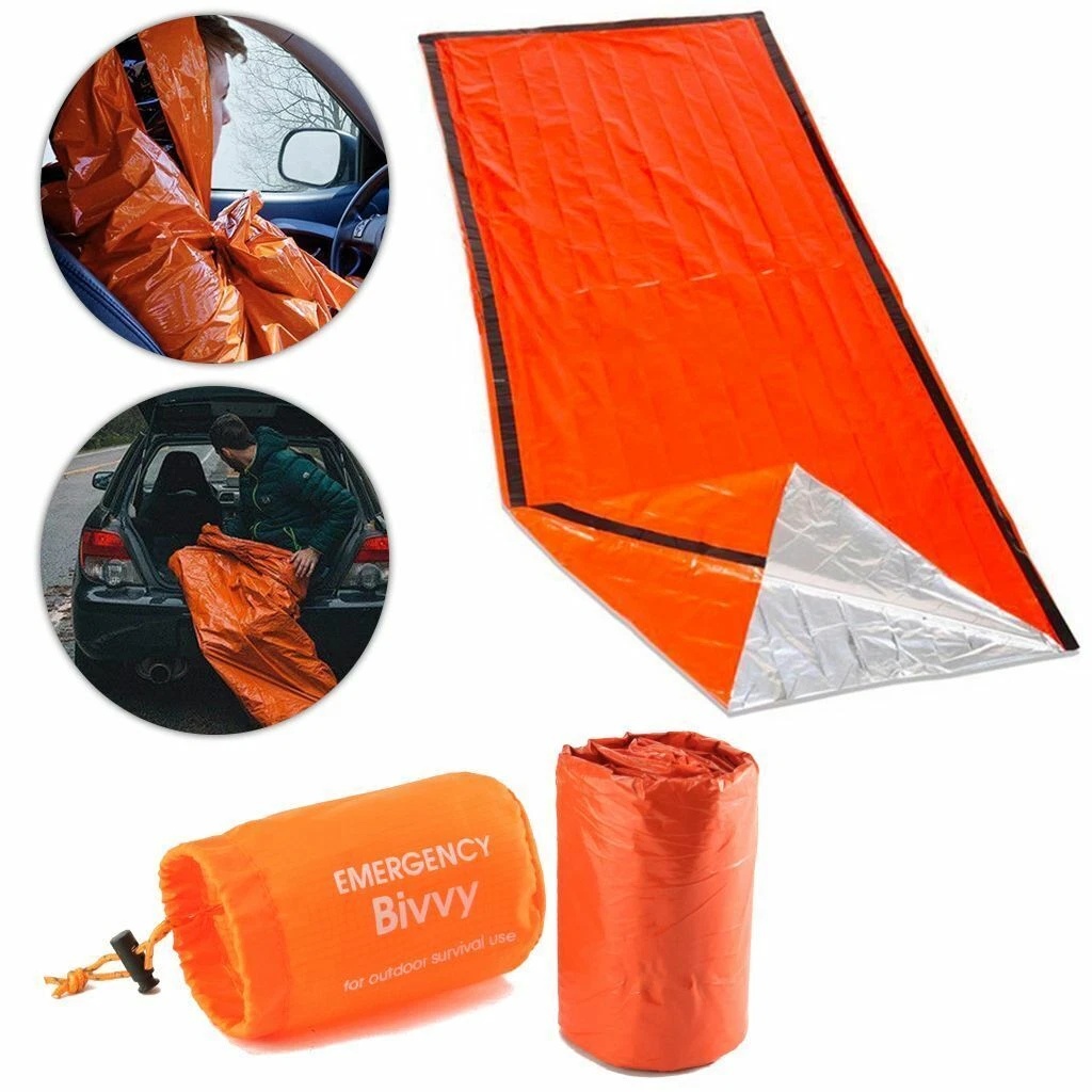 1-5Pack Emergency Sleeping Bag - Bivy Bag Emergency ulasan dan harga