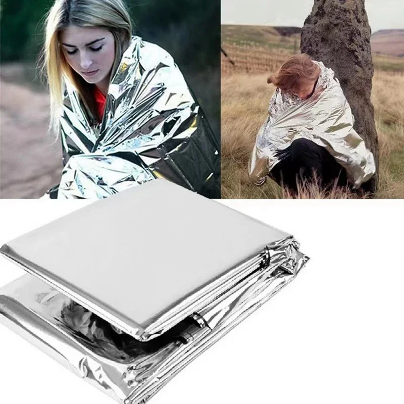 160*210cm 3 PCS Emergency Myra - Survival Blanket Reflective ulasan dan harga