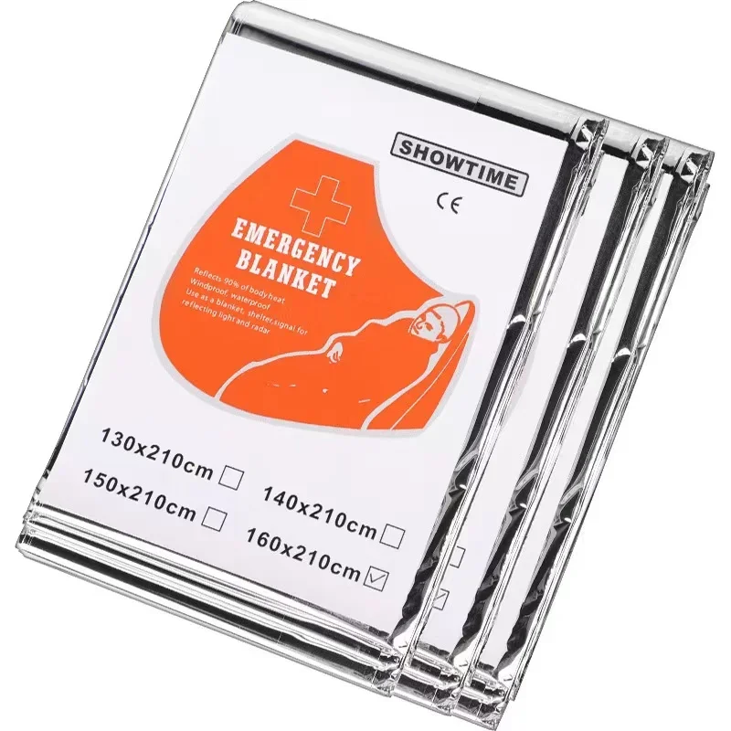 160*210cm 3 PCS Emergency Myra - Survival Blanket Reflective ulasan dan harga
