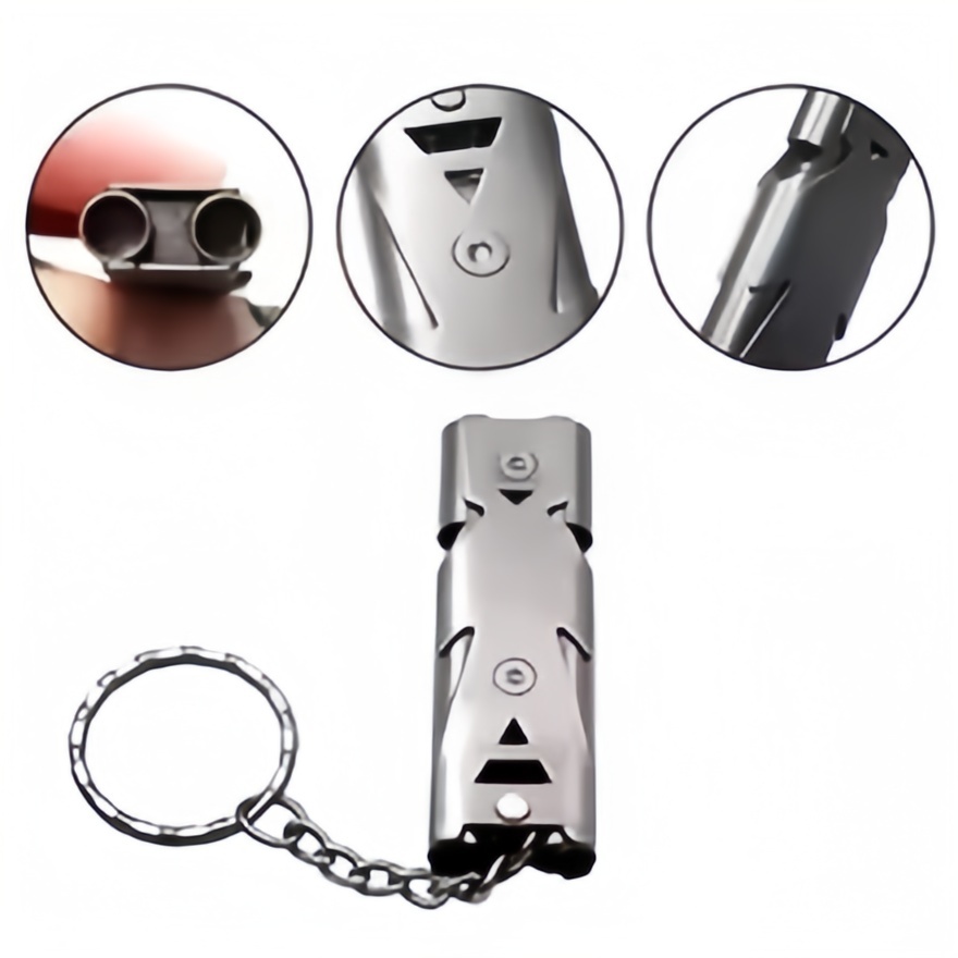 Survival Whistle Keychain Emer - Emergency Whistle Loud ulasan dan harga