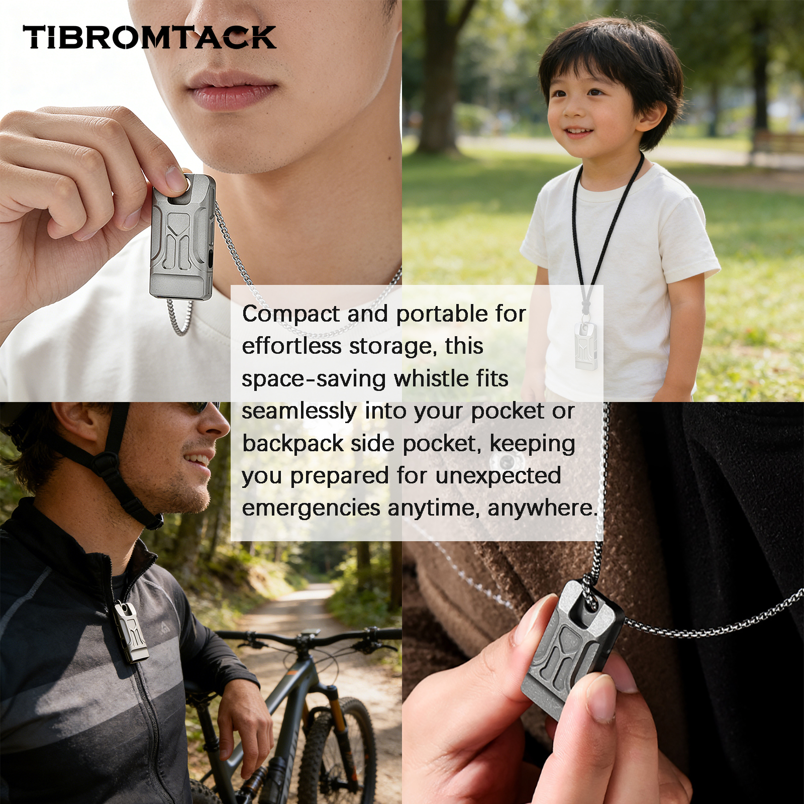 TIBROMTACK GR5 Titanium Emerge - Emergency Whistle Loud ulasan dan harga