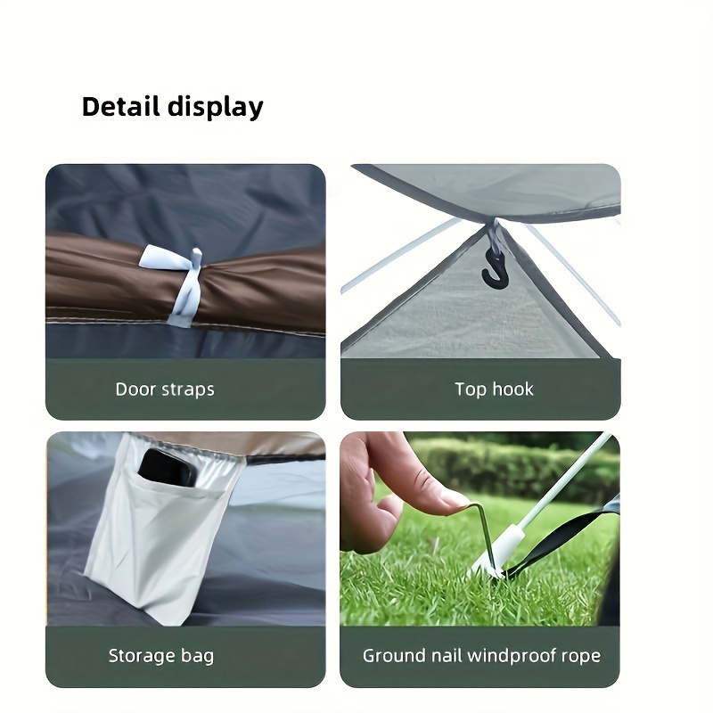 Outdoor Camping Portable Foldi - Emergency Mylar Tent ulasan dan harga