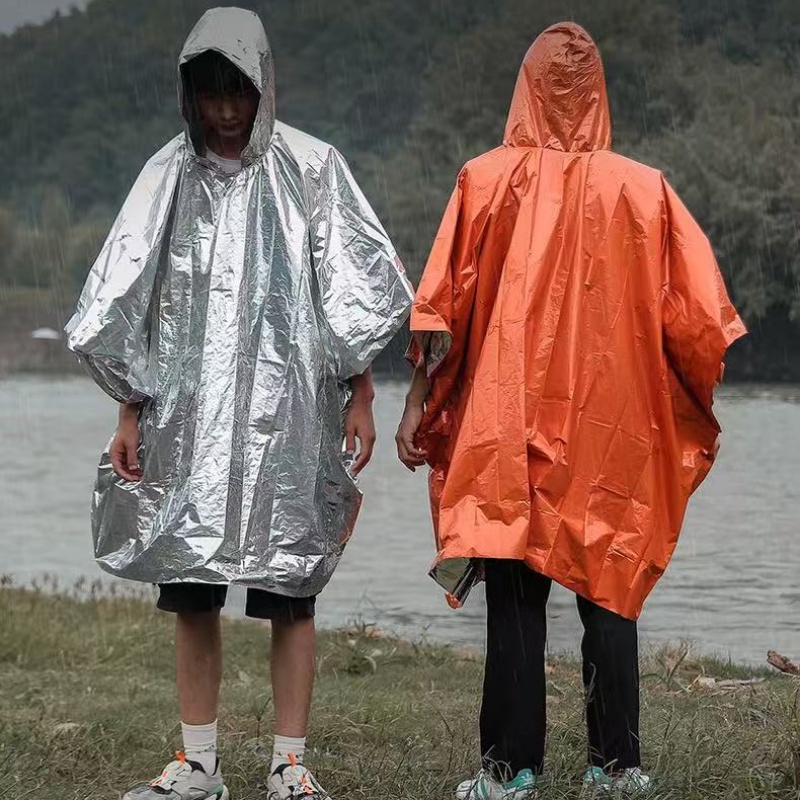 1PC/2PCS/4PCS Emergency Rain P - Emergency Poncho Rain ulasan dan harga
