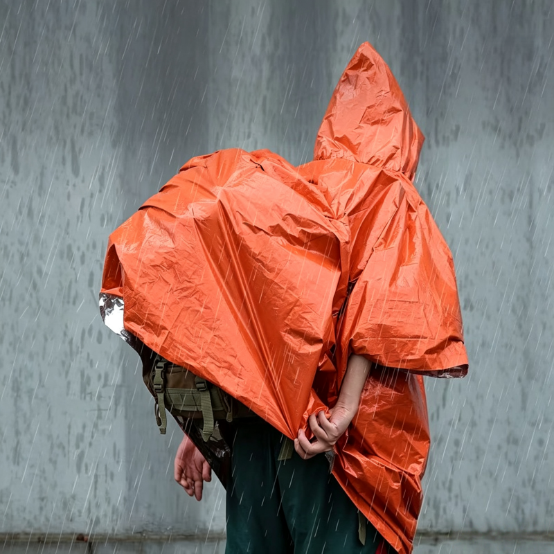 1PC/2PCS/4PCS Emergency Rain P - Emergency Poncho Rain ulasan dan harga