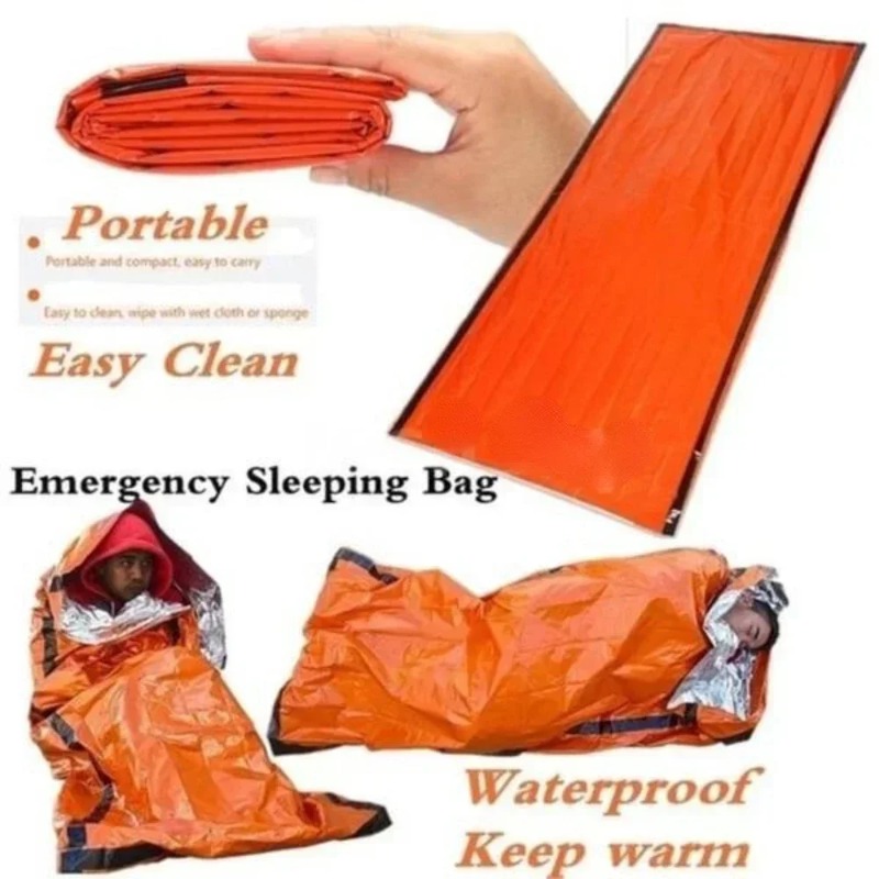 1pc PE Emergency Blanket Insul - Survival Blanket Reflective ulasan dan harga