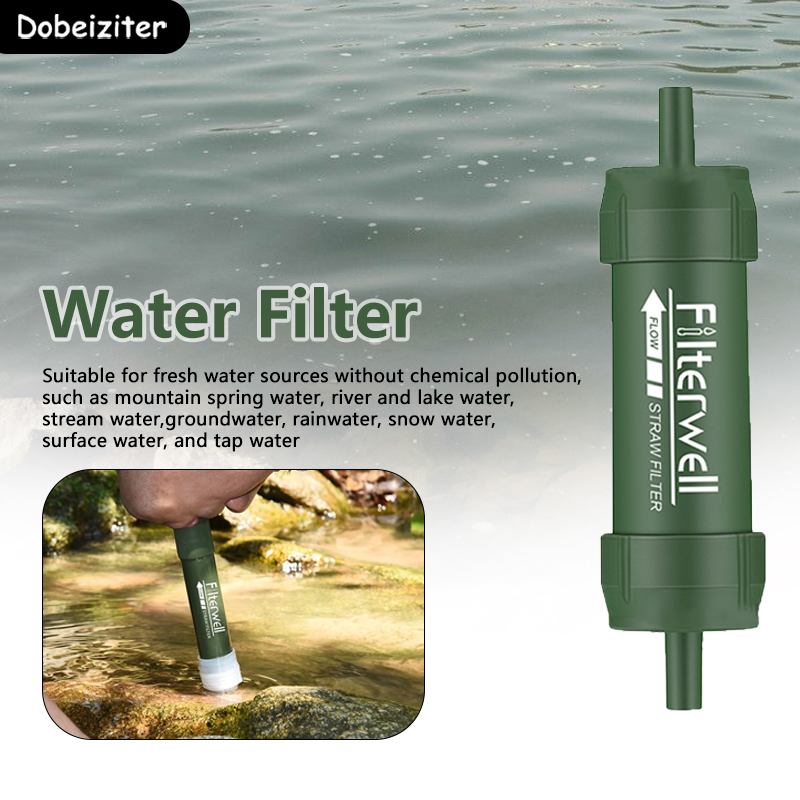 Mini Water Filter Straw Portab - Water Purification Straw ulasan dan harga