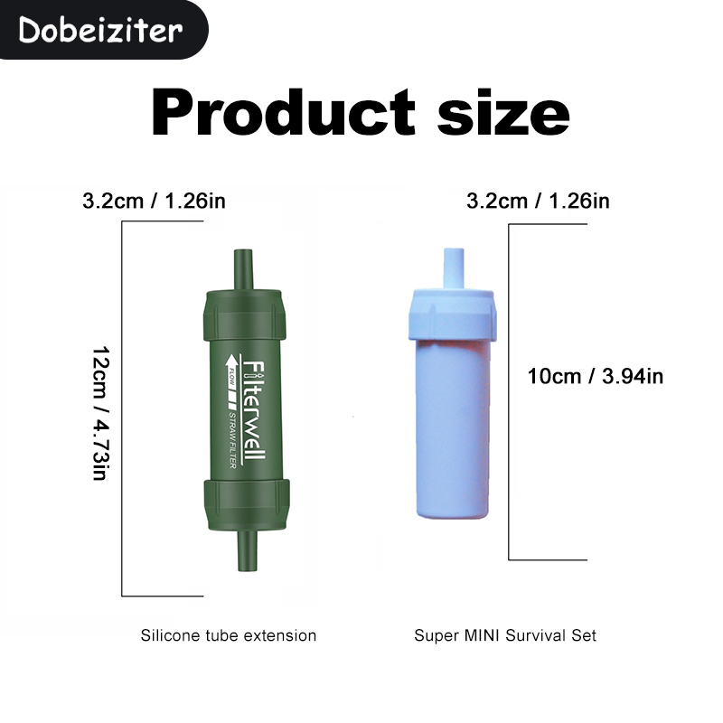 Mini Water Filter Straw Portab - Water Purification Straw ulasan dan harga