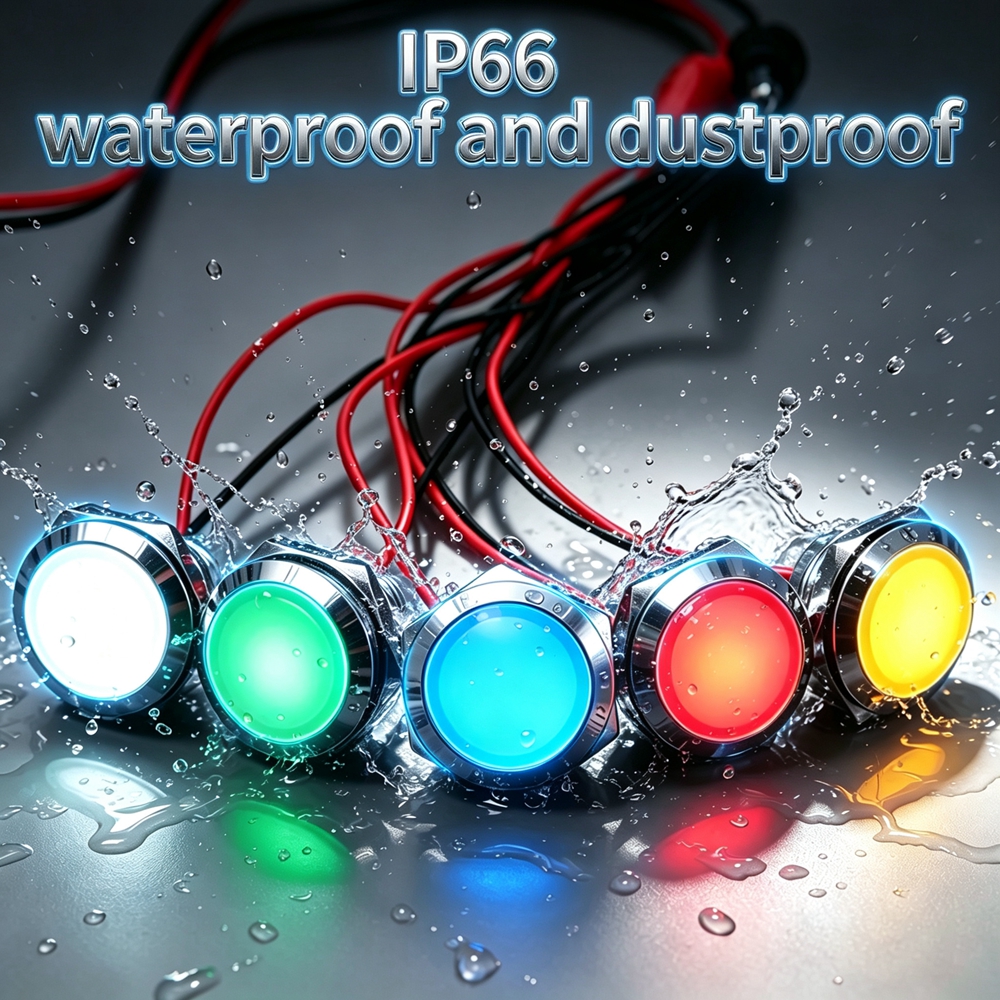 12mm 16mm 19mm 22mm Metal LED  - Signal Panel Orange ulasan dan harga