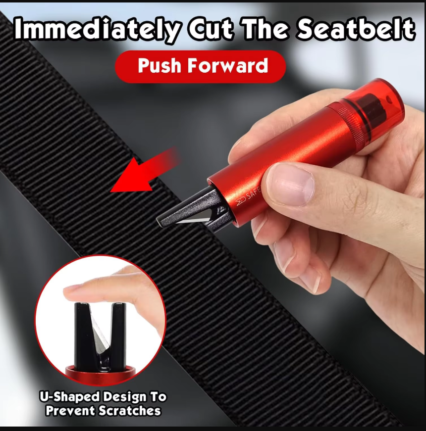 Car Safety Hammer Window Glass - Rescue Rope Throw ulasan dan harga