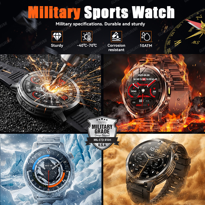 2026 New outdoor Smart watch M - Compass Lensatic ulasan dan harga