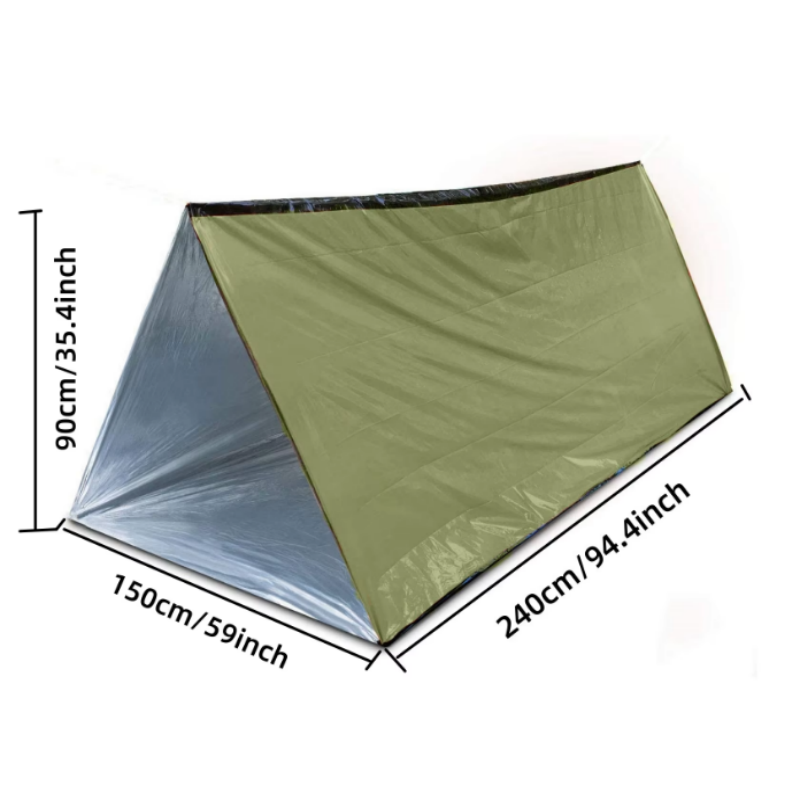 2 Person Reusable Mylar Tube E - Emergency Mylar Tent ulasan dan harga