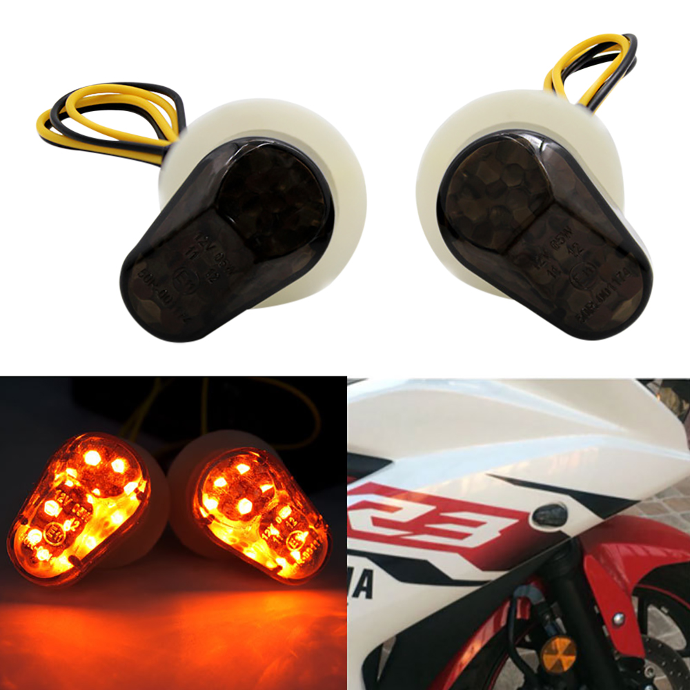 2pcs Motorcycle Turn Signals L - Sos Light Strobe ulasan dan harga