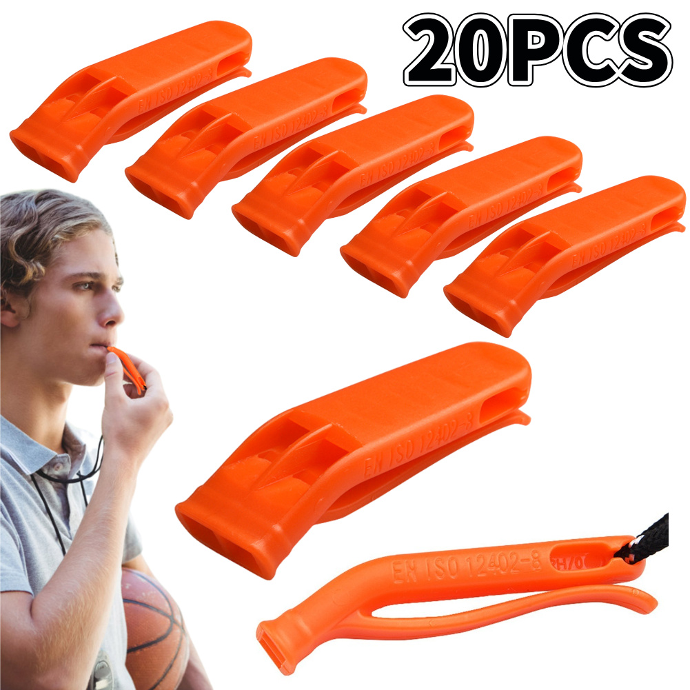 40PCS Survival Loud Whistle Mu - Emergency Whistle Loud ulasan dan harga