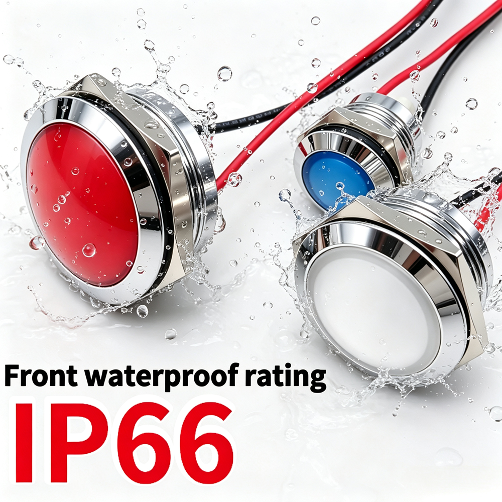 12mm 16mm 19mm 22mm Metal LED  - Signal Panel Orange ulasan dan harga