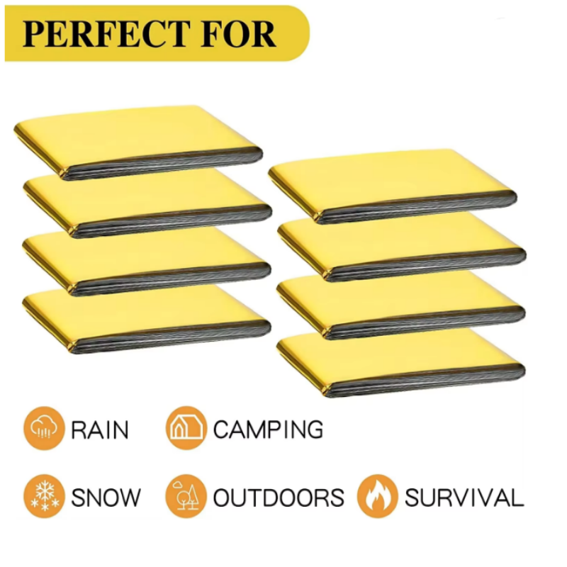Portable Lightweight Aluminum  - Survival Blanket Reflective ulasan dan harga
