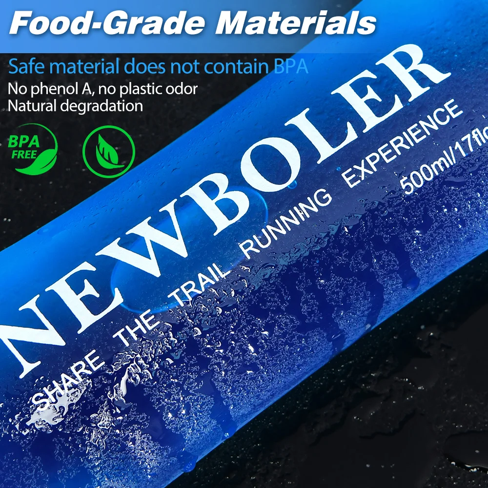 NEWBOLER 300/500ML Water Bottl - Water Bag Collapsible ulasan dan harga