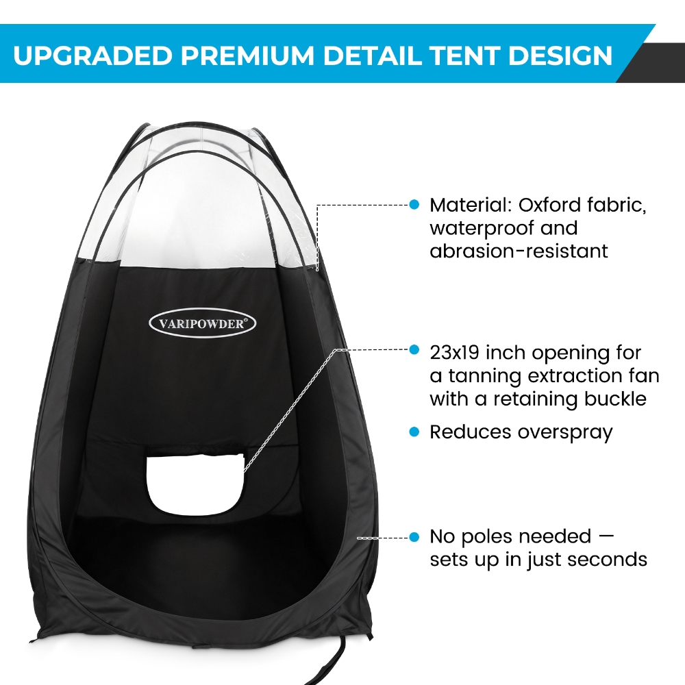 Black Spray Tanning Tent Porta - Emergency Mylar Tent ulasan dan harga