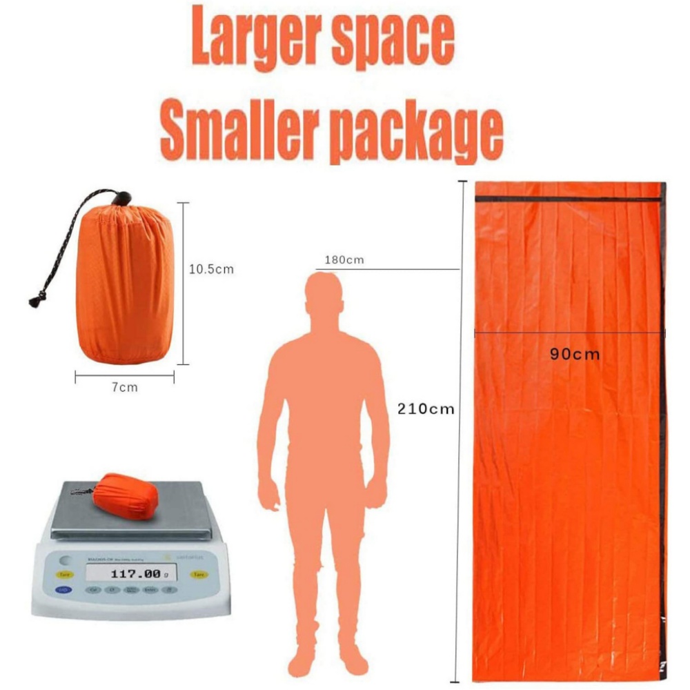 Waterproof Reusable Thermal My - Emergency Mylar Tent ulasan dan harga