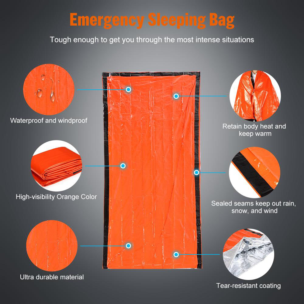 Waterproof Reusable Thermal My - Emergency Mylar Tent ulasan dan harga