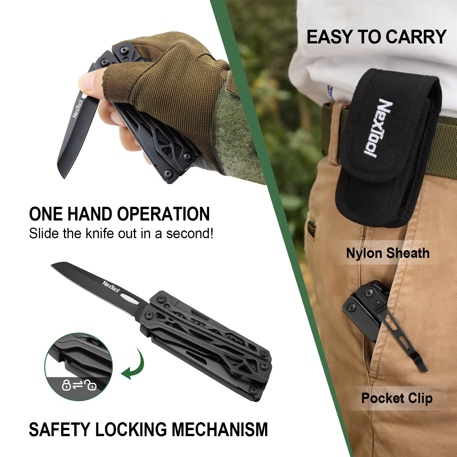 Nextool Black Knight 11 in 1 F - Multi Tool Plier ulasan dan harga