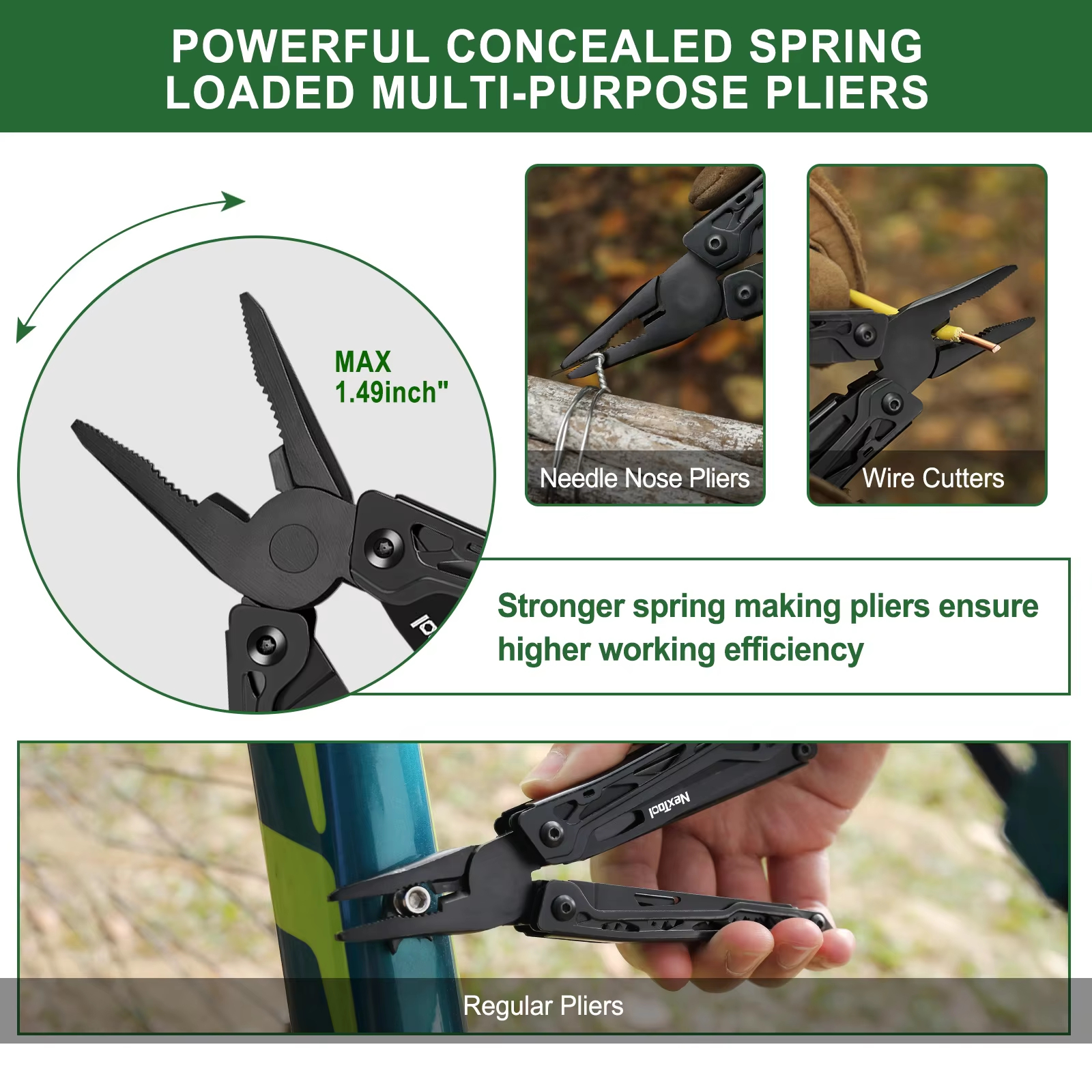 Nextool Black Knight 11 in 1 F - Multi Tool Plier ulasan dan harga