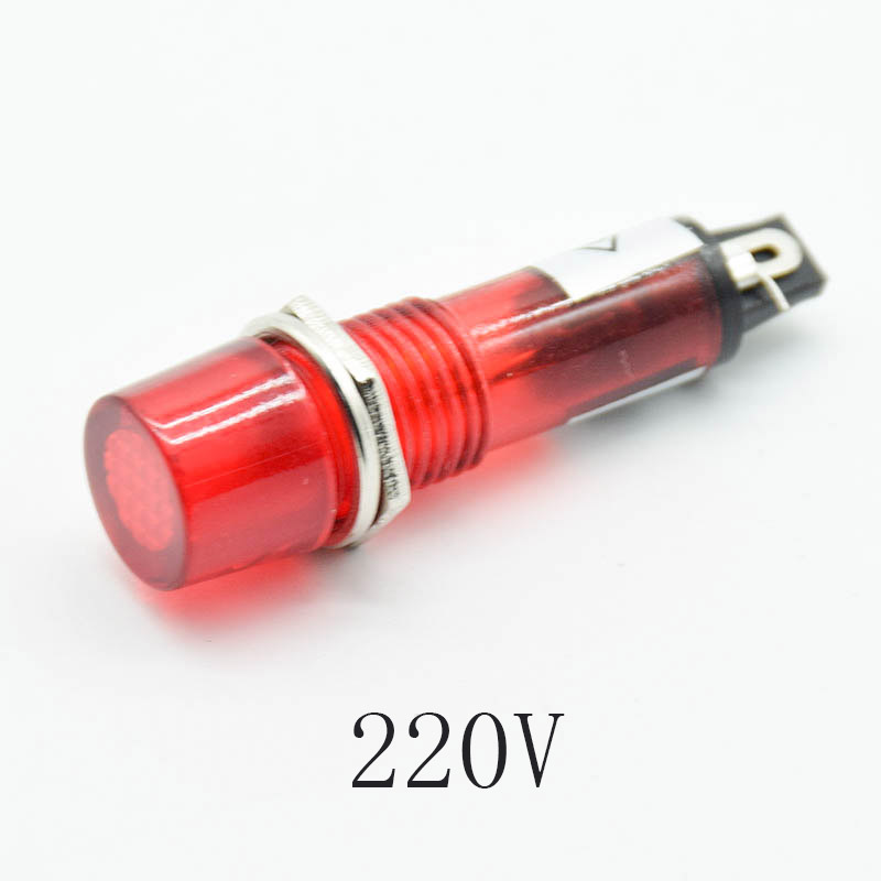 5Pcs 220V 12V 24V DC Mounting  - Signal Panel Orange ulasan dan harga