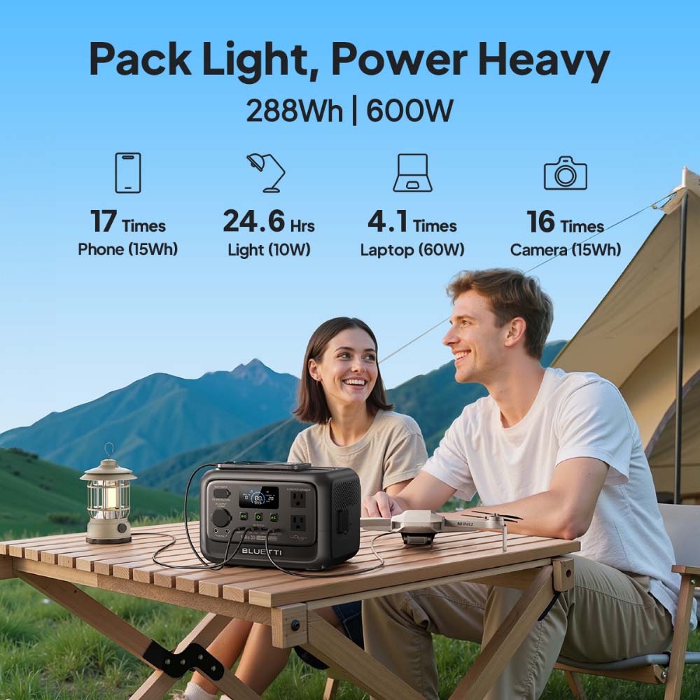 【Renew】BLUETTI Elite 30 V2 Por - Solar Emergency Charger ulasan dan harga