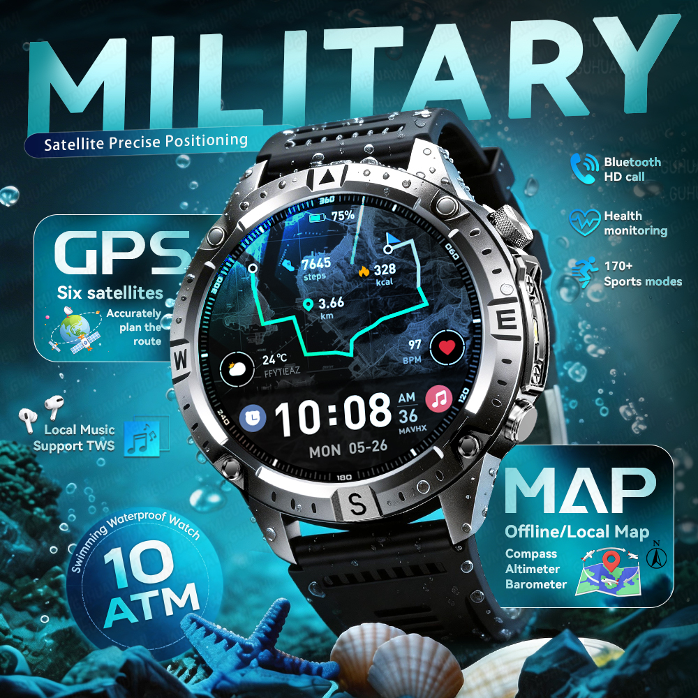 2026New Military Tank GPS Smar - Compass Lensatic ulasan dan harga