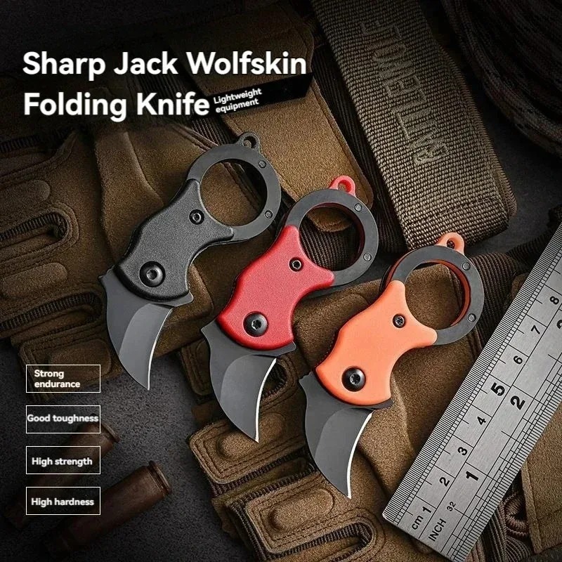 Mini Keychain Pocket Knife Sta - Bushcraft Knife Fixed ulasan dan harga
